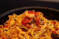 Foto: Spaghetti met Rucola en Tomaat